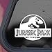 JURASSIC PARK White Sticker Decal T-REX DINOSAUR TYRANNOSAUR White Sticker Decal