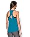 Under Armour Women's UA Microthread Tank Large AQUA BLUE