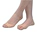 CAcB Women's Ultra Thin Toeless Low Cut Fake Socks w/Large Silicone Heel Grip