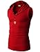 H2H Mens Various Colors Hooded Sleeveless Tank Top
