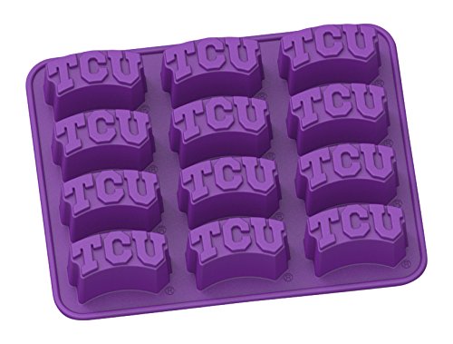 NCAA TCU Horned Frogs Ice Tray and Candy Mold, One Size, Purple