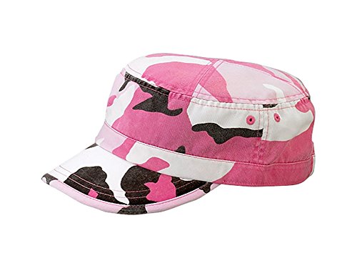 TOP HEADWEAR Enzyme Washed Camouflage Cap - Pink Camo