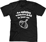 Blittzen Mens T-shirt Opinion Without 3.14 Is Just An Onion