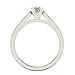 Princess Cut Diamond Engagement Ring 14K White Gold 1/4 ctw (Ring Size 6.5)