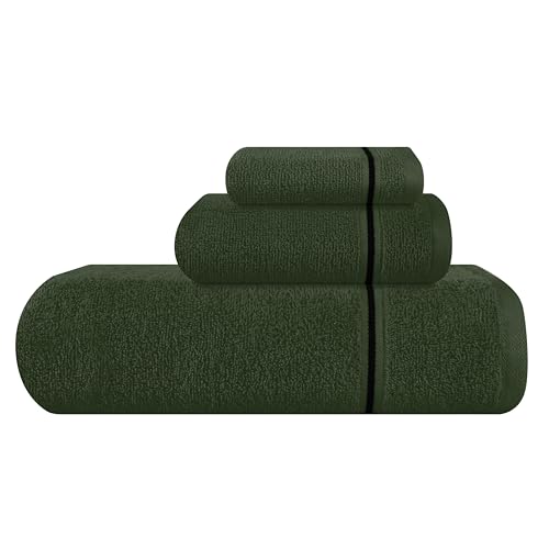 MyOwn Ultra Soft 3 Pack Cotton Towel Set, Contains