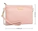 Aitbags Mini Soft PU Leather Wristlet Clutch Crossbody Bag with Chain Strap Cell Phone Purse