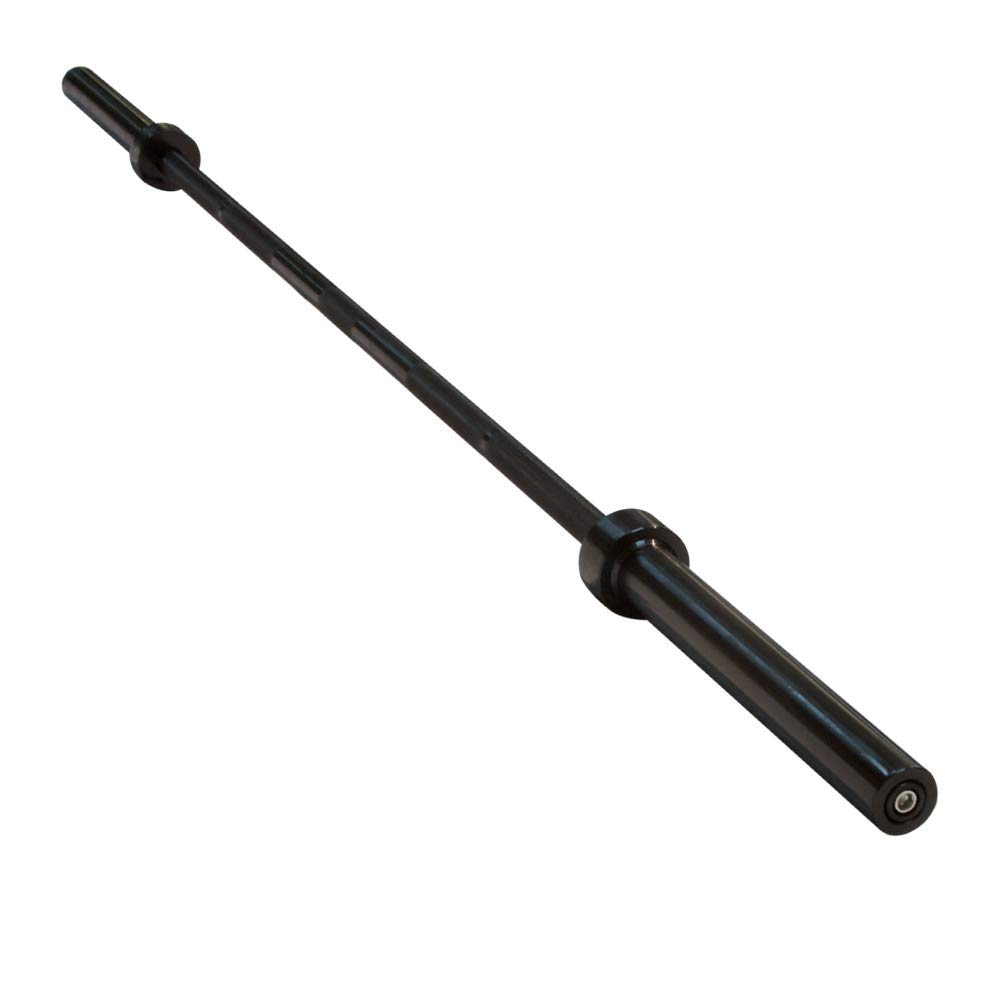 Body-Solid Tools Olympic Straight Bar (OB86B), 7 Feet, Black