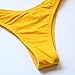 RUUHEE Women Cheeky Bottom Brazilian Top Tie Knot 2 Piece Bikini Swimsuits (S(US Size 2-4),0174Yellow)