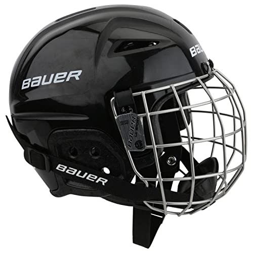 Bauer Lil Sport Youth Hockey Helmet Combo with Face Mask Cage - Lightweight, Ventilated, Certified Safe