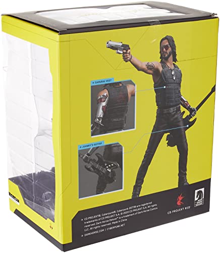 Cyberpunk 2077 Johnny Silverhand Figure, Multicolor, 9.5 inches