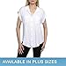 Jachs Girlfriend Women's Quinn Cap Sleeve Button Front Blouse