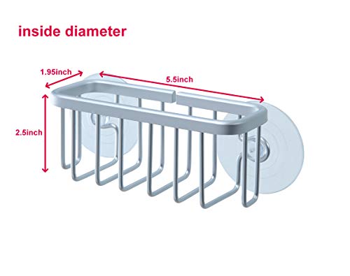 image for SunnyPoint NeverRust Kitchen Sink Suction Holder for Sponges, Scrubber