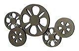 Deco 79 Metal Movie Reel Elegant Accessory for Studio