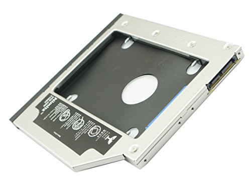 Nimitz 2nd HDD SSD Hard Drive Caddy for Dell Latitude E4300 E4310 with Original Bezel