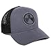 Magpul Icon Patch Mid Crown Snapback Baseball Cap Charcoal, One Size Fits Most