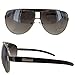 Guess Men GU6591 Aviator Fashion Sunglasses, Silver/Grey