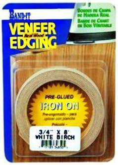 Wood Veneer Edging, White Birch - 2" x 8 ft coil