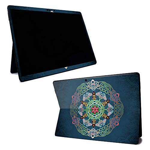 MightySkins Skin for Microsoft Surface Pro X - Celtic Bees | Protective, Durabl…