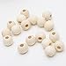 Assorted Macrame Wood Beads Macrame Large Hole Unfinished Wood Rings Circles Macrame Wall Hanging Craft DIY Kit