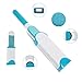 FULNEW Pet Hair Remover Fur and Lint Remover with Self-Cleaning Base Double-Sided Dog Hair Remover for Clothing, Furniture, Carpet, Car Seat