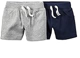 Carter's Baby Boys 2 Pack Soft Cotton Shorts