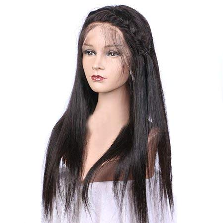 Kvitoe Front Braid Style 28 Inches Natural Black Straight Hair