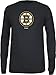 NHL Boston Bruins Men's Jersey Crest Long Sleeve Tee, Large, Black