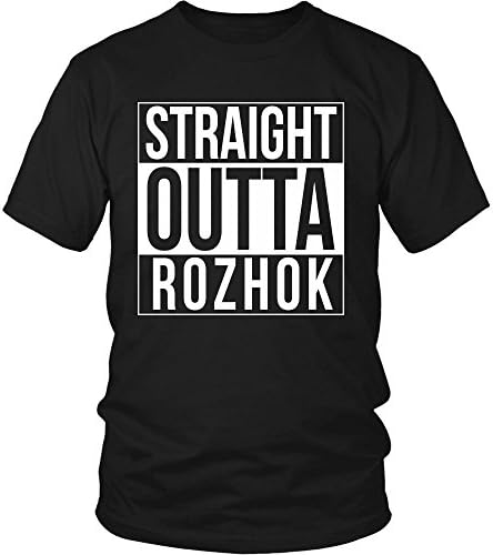Teehub Straight Outta Rozhok Shirt pubg T-Shirt (S)