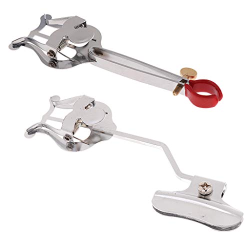 2pcs Trumpet Trombone Marching Clamp Lyre Sheet Music Clip Stand Holder