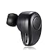 [#1 New Version] PChero Mini Smallest Invisible Wireless Bluetooth Headphone Earbud with Mic for Smartphones, Greater Sound Quality than S530 Earbud - [Black]
