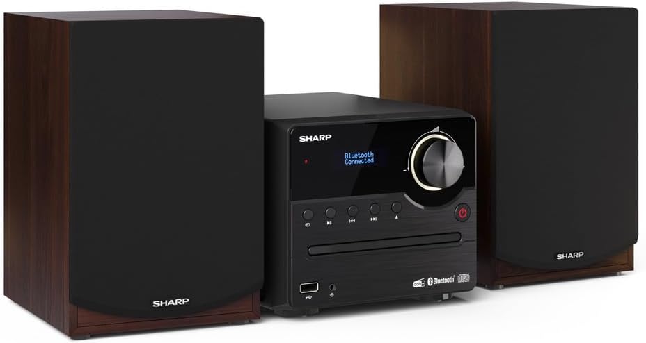 Sharp XL-B517D(BR) 45W Hi-Fi Micro System Bluetooth DAB+/FM CD USB</80
