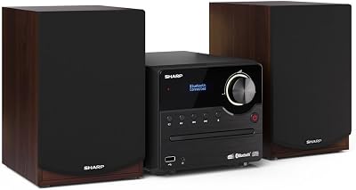 Sharp XL-B517D(BR) 45W Hi-Fi Micro System Bluetooth DAB+/FM CD USB</80