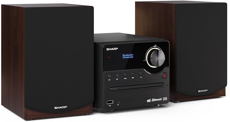 Sharp XL-B517D(BR) 45W Hi-Fi Micro System Bluetooth DAB+/FM CD USB</80