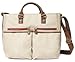 Wallaroo Baby Diaper Bag - Designer Tote For Mom - Deluxe Organizer With Built in Stroller Straps (Brown Stripe)