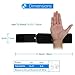 Wrist Brace Support Dual Pressure Design Adjustable Wrist Brace Carpal Tunnel Fits Right and Left Wrists Support for Tennis Wrist Compression for Woman and Men One Size Black