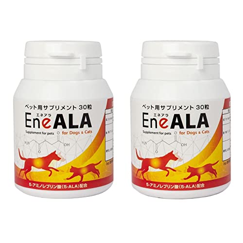 【2個セット】EneALA エネアラ ペット用サプリメント 犬猫用 30粒商品画像