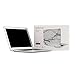 ZINMARK 13 Inch Laptop Case Cover Compatible with MacBook Air 13.3 Inch A1369 / A1466, Plastic Folio Hard Cover Case - White Marble