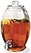 Circleware Cranston Beverage Dispenser with Glass Lid, Sun Tea Jar with Spigot Entertainment Kitchen Glassware Water Pitcher for Juice, Wine, Kombucha and Cold Drinks, 1 Count (Pack of 1), Clear