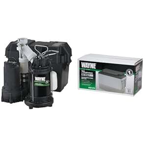 sump wayne pump battery backup assembled combination primary pre 12v hp system agm 75ah sealed acid lead