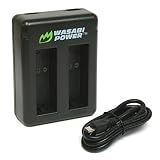 Wasabi Power Dual USB Battery Charger for GoPro HERO8 Black, HERO7 Black, HERO6 Black, HERO5 Black, Hero 2018 Model