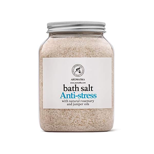 De-Stress-Bath-Salt-1300g-100-Natural-Pure-with-Essential-Oils-Rosemary-Juniper-Best-for-Good-Sleep-Relaxing-Calming-Body-Care-Beauty-Aromatherapy-Stress-Relief De-Stress Bath Salt 1300g - 100% Natural & Pure with Essential Oils Rosemary & Juniper - Best for Good Sleep - Relaxing…