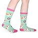 HAPPYPOP Funny Dog Gifts Dog Mom Gifts Cute Dog Socks, Novelty Corgi Gifts for Corgi Lovers Corgi Socks Women Donut Socks
