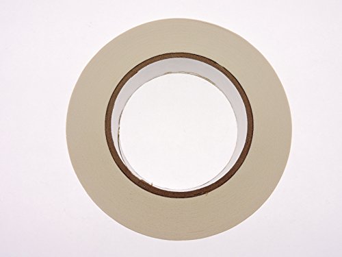 2pk of 1" in x 60yd Bright White Masking Tape Extra Sticky PRO Grade High Stick Special Project Painters Tape Painting Trim Arts Crafts School Home Office 21 Days 24MM x 55M .94 inch - Thumbnail 2