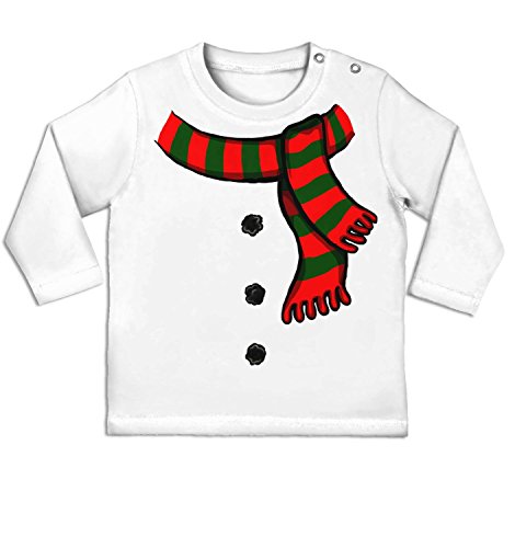 Snowman Costume Long Sleeve Baby T-shirt