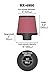 K&N Universal X-Stream Clamp-On Air Filter: High Performance, Premium, Replacement Filter: Flange Diameter: 2.5 In, Filter Height: 5.5 In, Flange Length: 2 In, Shape: Round Tapered, RX-4950