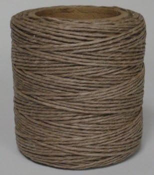 Maine Thread050" Mocha Waxed Polycord. 210 feet Each. Includes 2 spools.