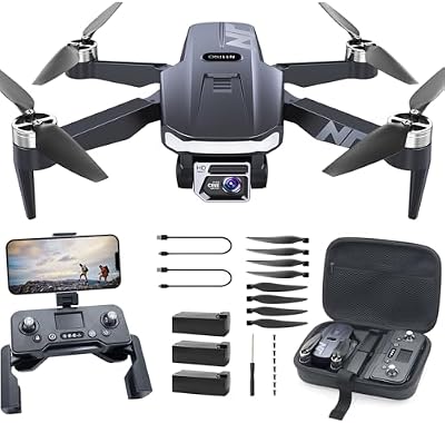 Drone GPS com Câmara 4K HD para Adultos - NAFYRE N11 PRO: voo de 90 minutos, rastreamento automático, retorno autónomo, motor brushless, transmissão 5G FPV - Ideal para iniciantes