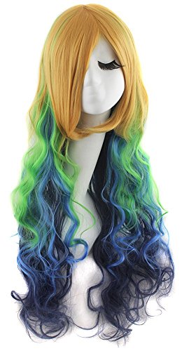 TINYUNICORN 28" Wavy Multi-Color Lolita Cosplay Wig Party Wig