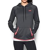 Under Armour Women's Storm Armour Fleece Icon Hoodie, Carbon Heather (090), Medium