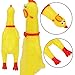 LEGEND SANDY 10 PCS Screaming Chicken, Rubber Chicken Noisemakers for Kids and Pets, Shrilling Shrieking Squawking Chicken Novelty for Gag Gift Party Favors, Rubber Chicken Squeaky Toy for Small Dogs